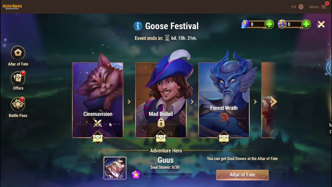 GUUS Event Chapter 1 | No Buff Challenge | Bloodlust Begins!