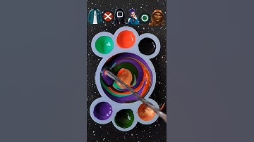 Guess the mixed color of Squid Game 2 part140 #colormixing #satisfying #squidgame2 #asmr