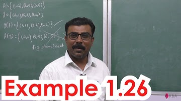 26.Maths | Sets, Relations & Functions | Example 1.26