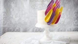 Chocolate Brushstroke Cake