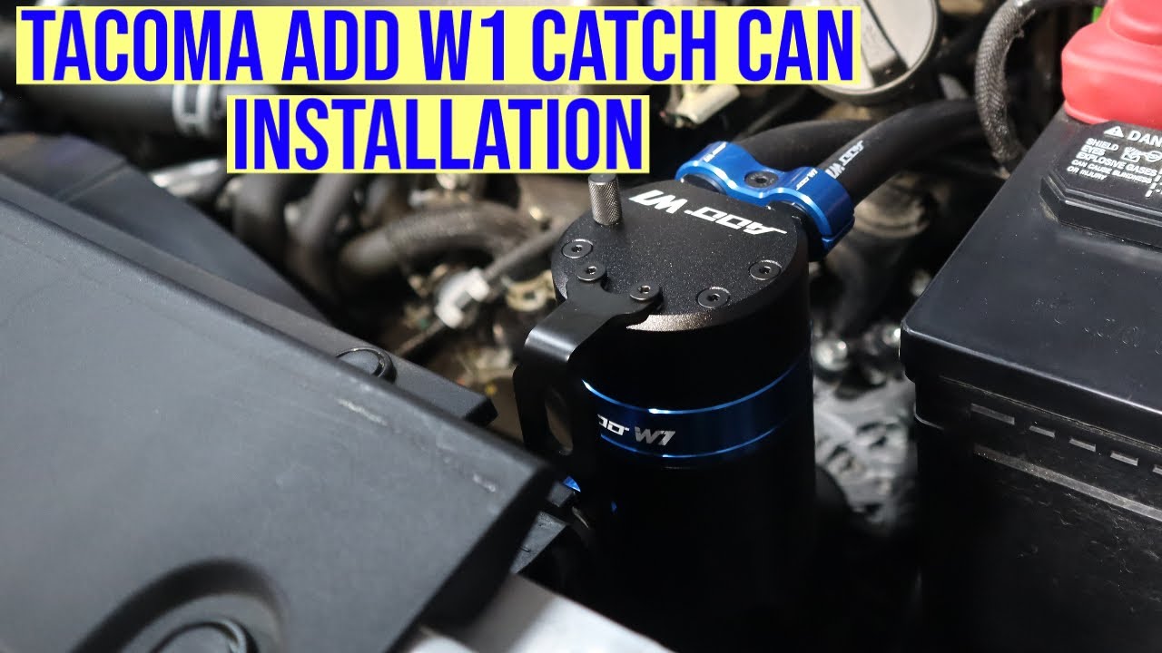 2021 tacoma add w1 catch can oil catch can installation youtube