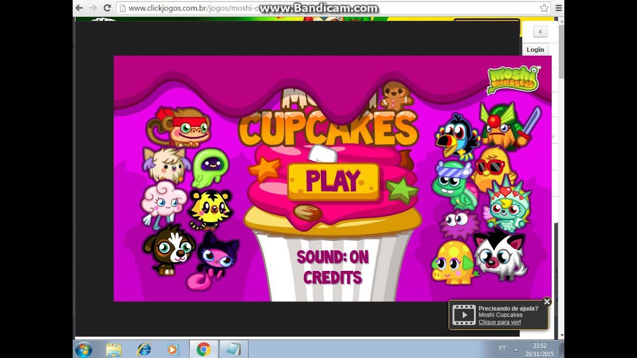 Jogo Moshi Cupcakes no Joguix