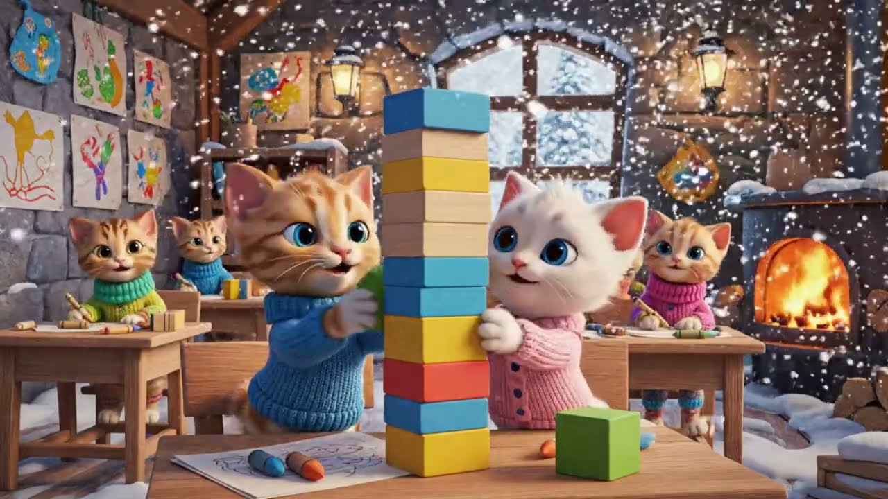 The Grandmother Cat Who Saved the Village | A Heartwarming Winter Story