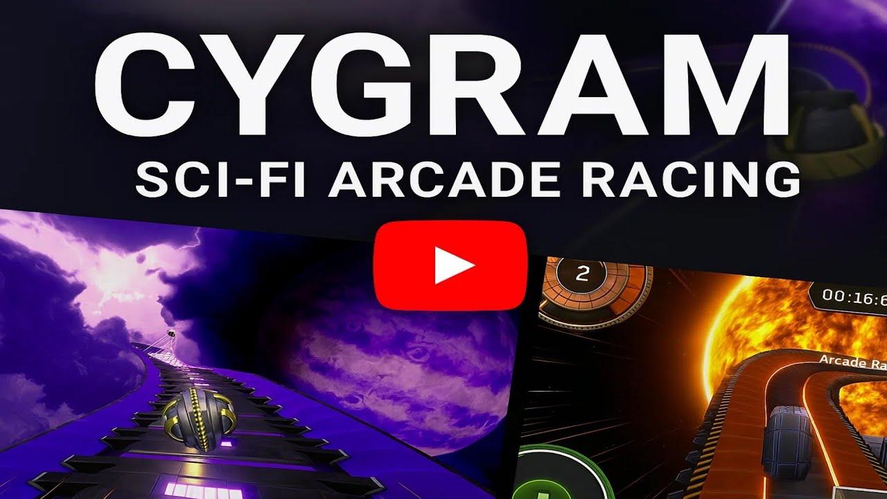 Cygram – Futuristic Space Drone Racing Gameplay