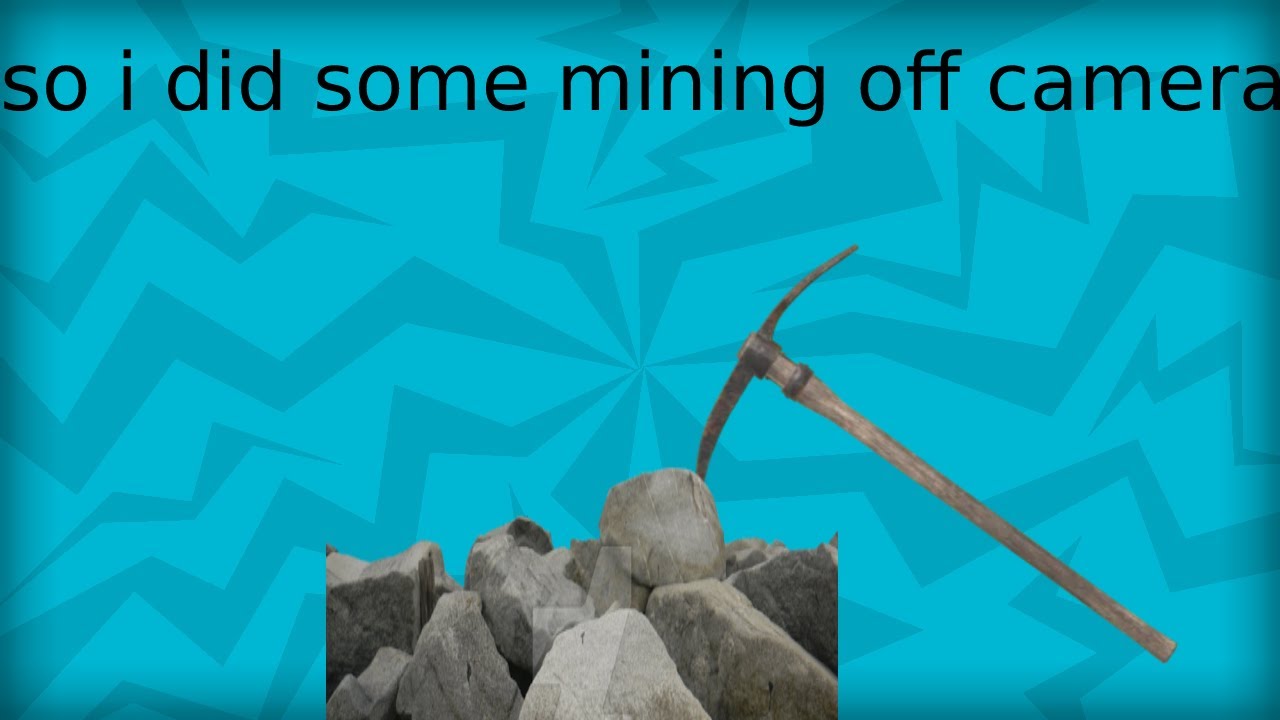 so i did some mining off camera - YouTube