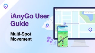 2024 | How to Multi-Spot Movement On iPhone - iAnyGo User Guide iOS17