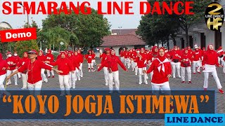 #DEMO | #KOYO #JOGJA #ISTIMEWA #LINE #DANCE | #semarang LINE DANCE | 2HF Line Dance Team Semarang