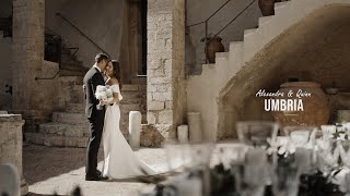 Wedding Highlights, A&Q / Abbazia San Pietro Valle, Umbria, Italy.