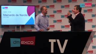 TV Studio | Mainardo de Nardis | DMEXCO16