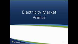 Module 5: Energy Market Primer