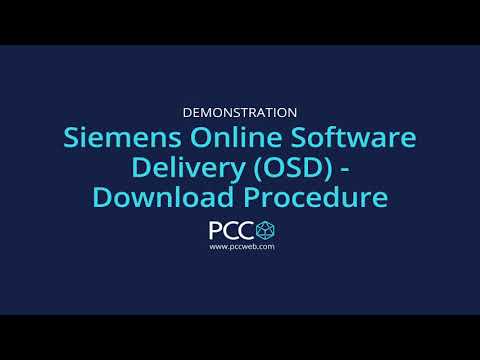 Siemens Online Software Delivery (OSD) - Download Procedure