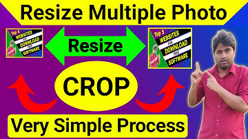 How To Resize Multiple Images At Once | Crop Multiple Images At Once | In Hindi |