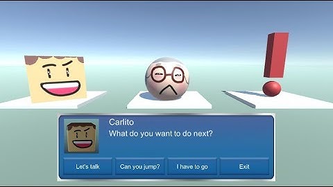 (FREE) Dialogue and Action System for Unity 3D