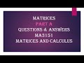 Two Marks /Part A Solutions/Matrices/MA3151/Matrices and Calculus