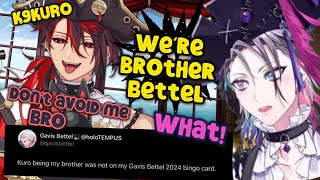 Kuro and Bettel are now brothers