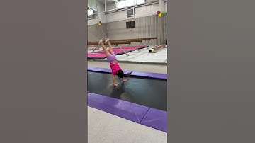 8 year old did 4 back handspring in a row!