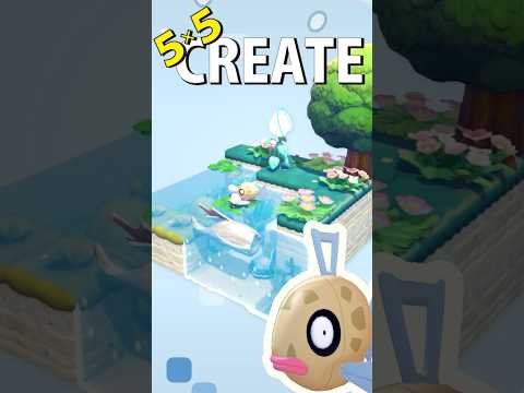 55クリエイト Vol.088-ヒンバス編-【ぽこ あ ポケモン】#ぽこあポケモン #ポケモン #pokopia #55クリエイト #建築 #shorts
