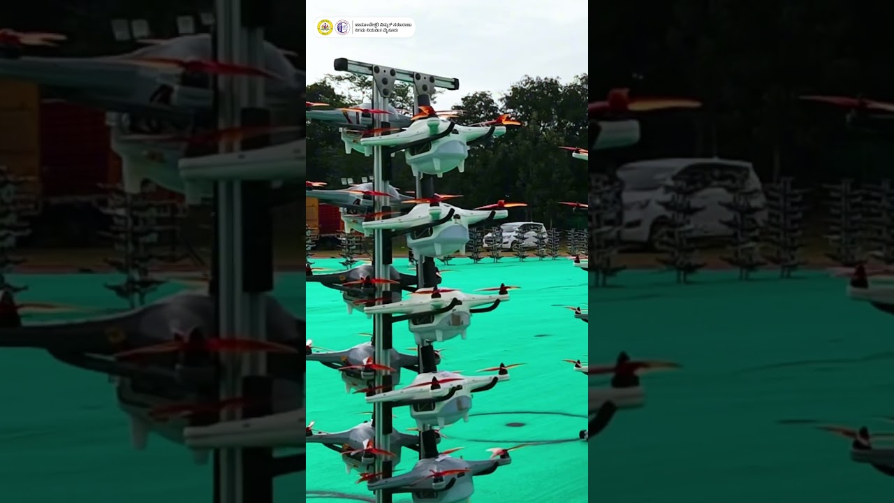 Mysuru Dasara Drone Show 2025 | Preparation Glimpse | CESC Mysore