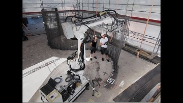 In situ Fabricator & Mesh Mould: Complete construction