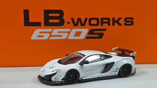 1/64 Star Model LBWK MCL 650S メタリックブルー Star Models 1:64 LBWK LB-Works MCL 650S Diecast Model Car