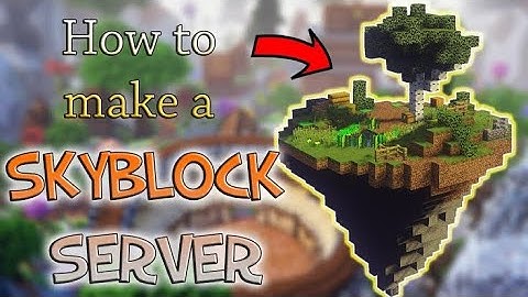 How To Make A Hypixel Like Skyblock mcpe/java #hypixelskyblock #hypixel #tranding #viral
