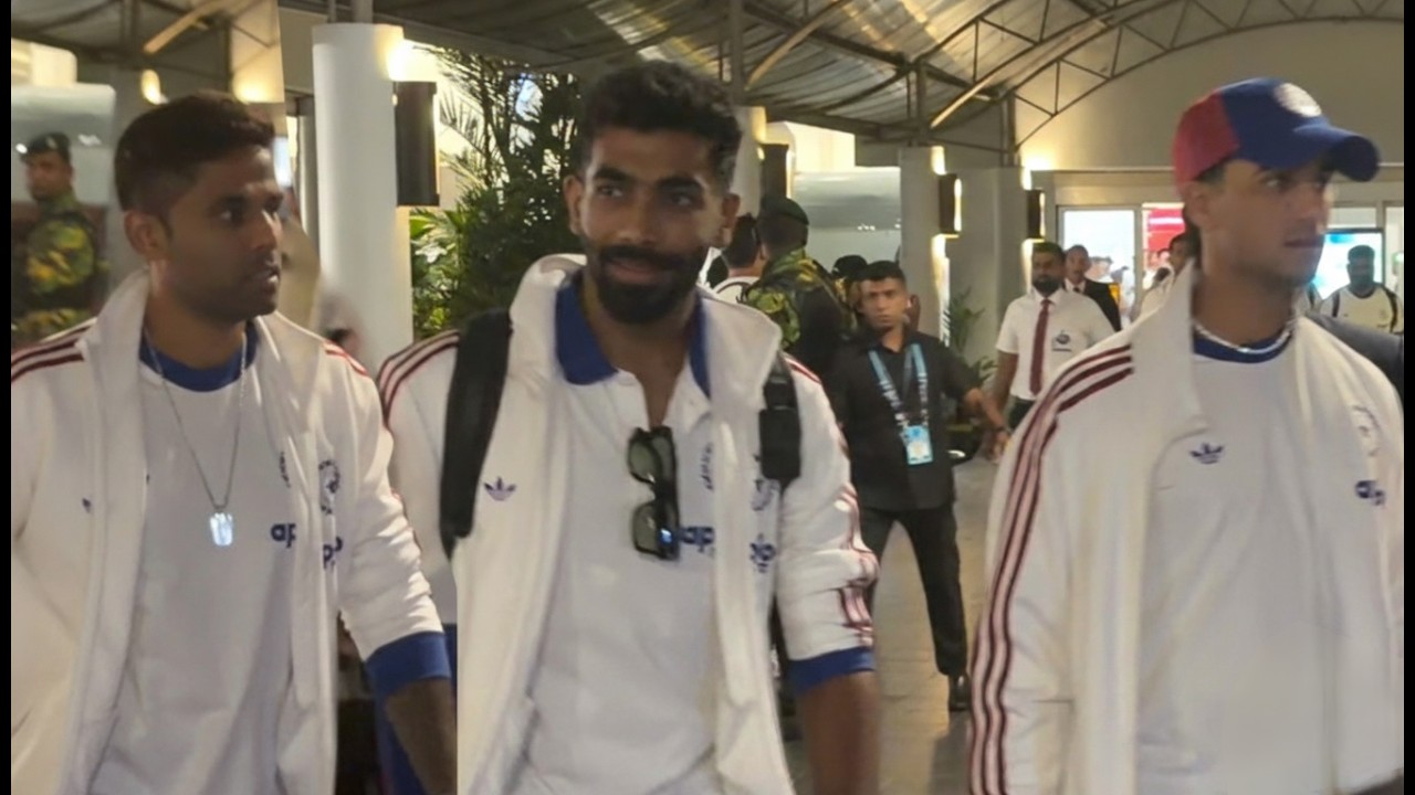 Grand Welcome for Team India in Colombo 🇱🇰
