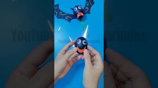 WOW ? MAKE A BAT FROM EGG SHELLS shorts shortsvideo