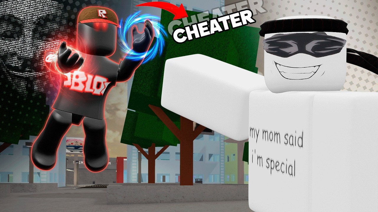 ENFRENTEI O HACKER MAIS CABULOSO DO SERVIDOR - Roblox (Jujutsu Shenanigans)