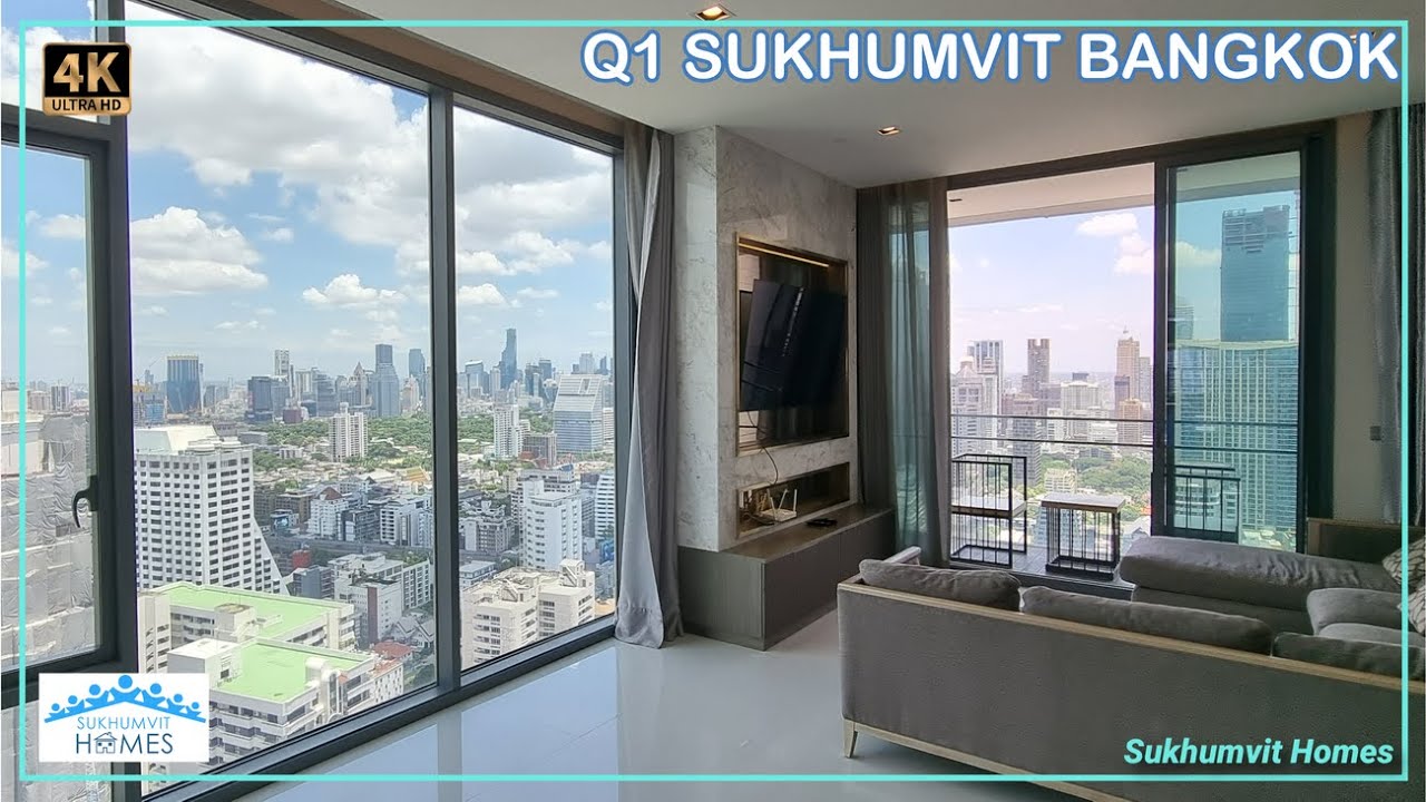35th Floor Q1 SUKHUMVIT Stunning Views Luxury Condo Bangkok 🇹🇭 Thailand