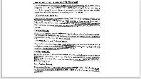 Organisational Behaviour Part-3