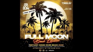 Sunset + Full Moon Party 2022 at Kongo River Diani Beach Nightlife | #Shorts