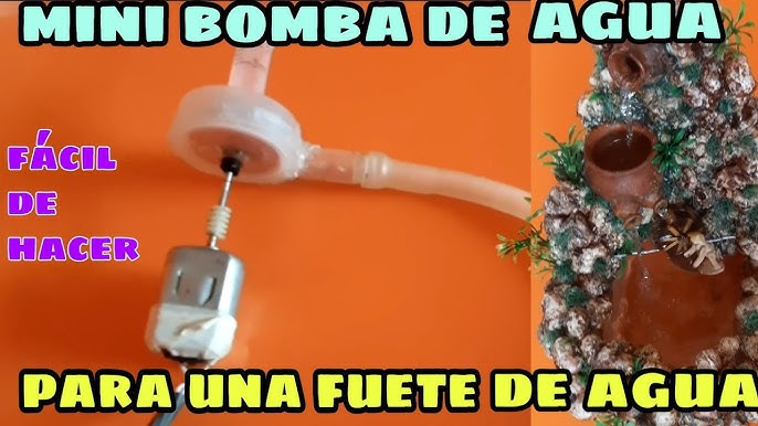 Mini Bomba de Agua Casera con Tapas de Botella 😲