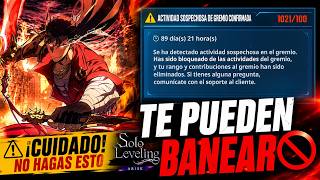 🔥 CUIDADO TE PUEDEN BANEAR POR ESO en Solo Leveling Arise 😱
