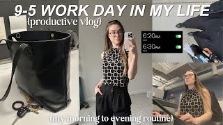 6:30am Work Day Vlog | 95 office job, productive morning to night routine & feeling unmotivated