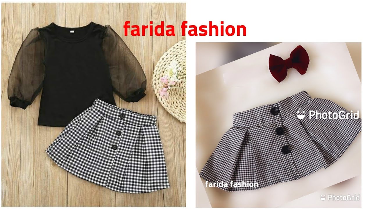 قص وتفصيل جيب طفلة عمر سنة وسنتين بطريقة سهلة وبسيطة للمبتدئين how to make baby skirt