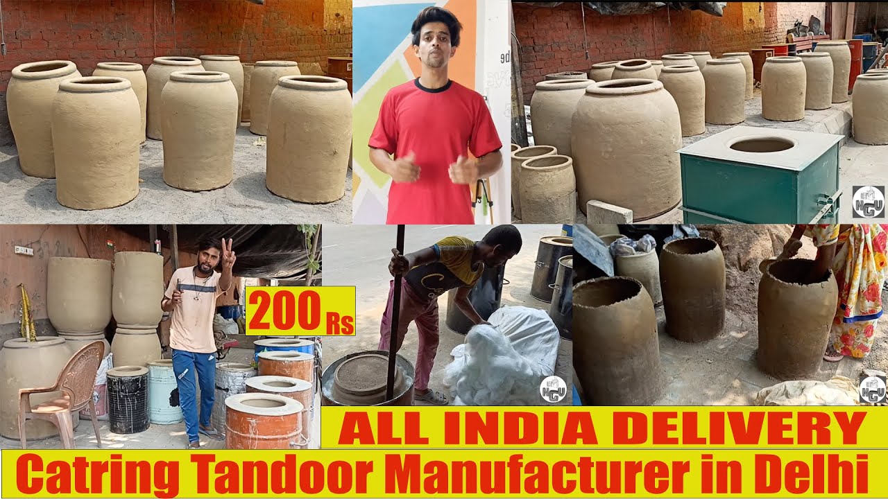 Cheapest tandoor marekt | तंदूरी रोटी बनाये अब घर पर | Gas, Fire & Electric Tandoor |  tis Hazari