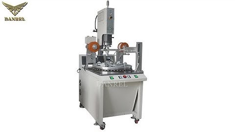 High Speed Automatic Rotary Table Ultrasonic Welding Machine for Pacifier with Unloader, Film Feeder