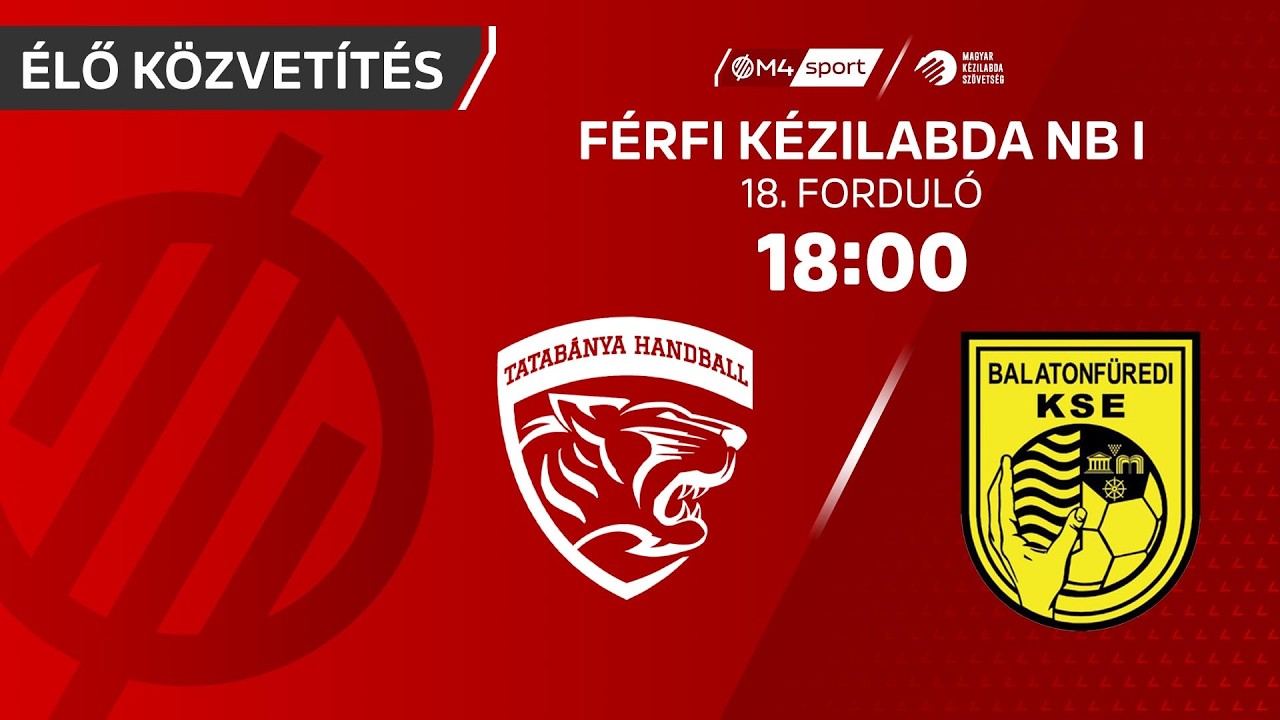 MOL Tatabánya KC – Balatonfüredi KSE | férfi K&H Liga | 18. forduló