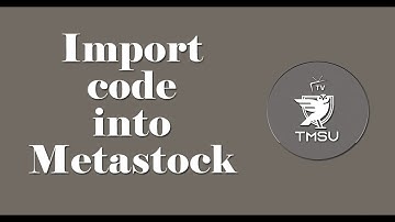How to Import Codes into Metastock