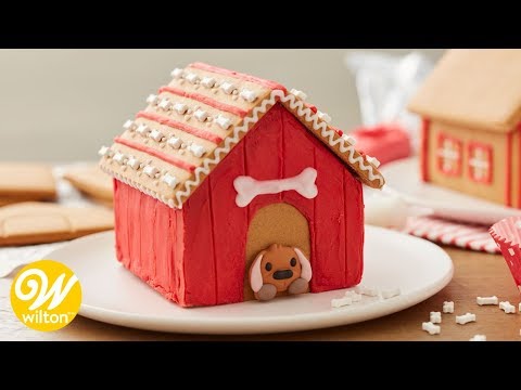 How to Make a Gingerbread Dog House  Wilton