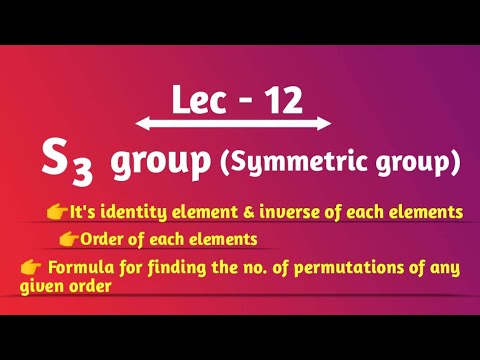 representation of symmetric group s3