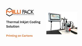 Thermal Inkjet Printer Coding on Master Cartons | Date Expiry, Batch Numbers...