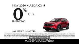 Athlete Statistics Lease the New 2026 Mazda CX-5 for $219/Mo for 36 Mos | Learn More at Our Dealership