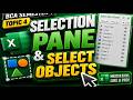 BCA Semester 1 Topic 4 | Excel Selection Pane & Select Objects Tutorial | Anant Sir ki class