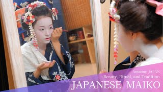 Download Lagu Japanese Maiko Behind the Scenes: Hair, Makeup, Kimono, and the Dance They Carry On MP3