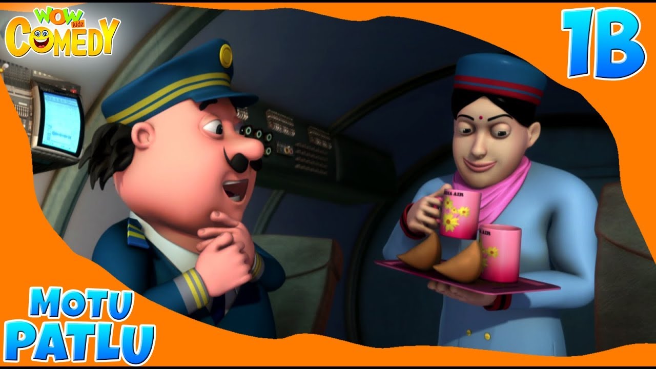 Motu Patlu 2019  Cartoon in Hindi  Pilot Training 3D Animated Cartoon for Kids