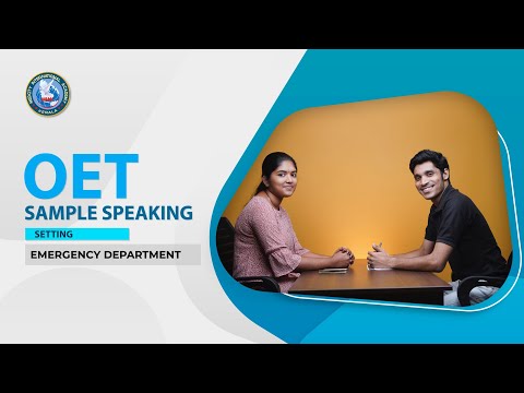 OET Speaking Sample | Setting: Emergency Department