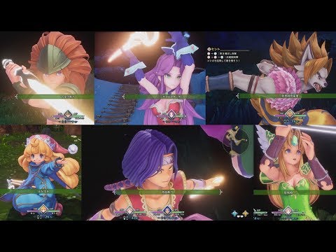 【聖剣伝説3リメイク】TRIALS of MANA クラス１全キャラ必殺技シーン
