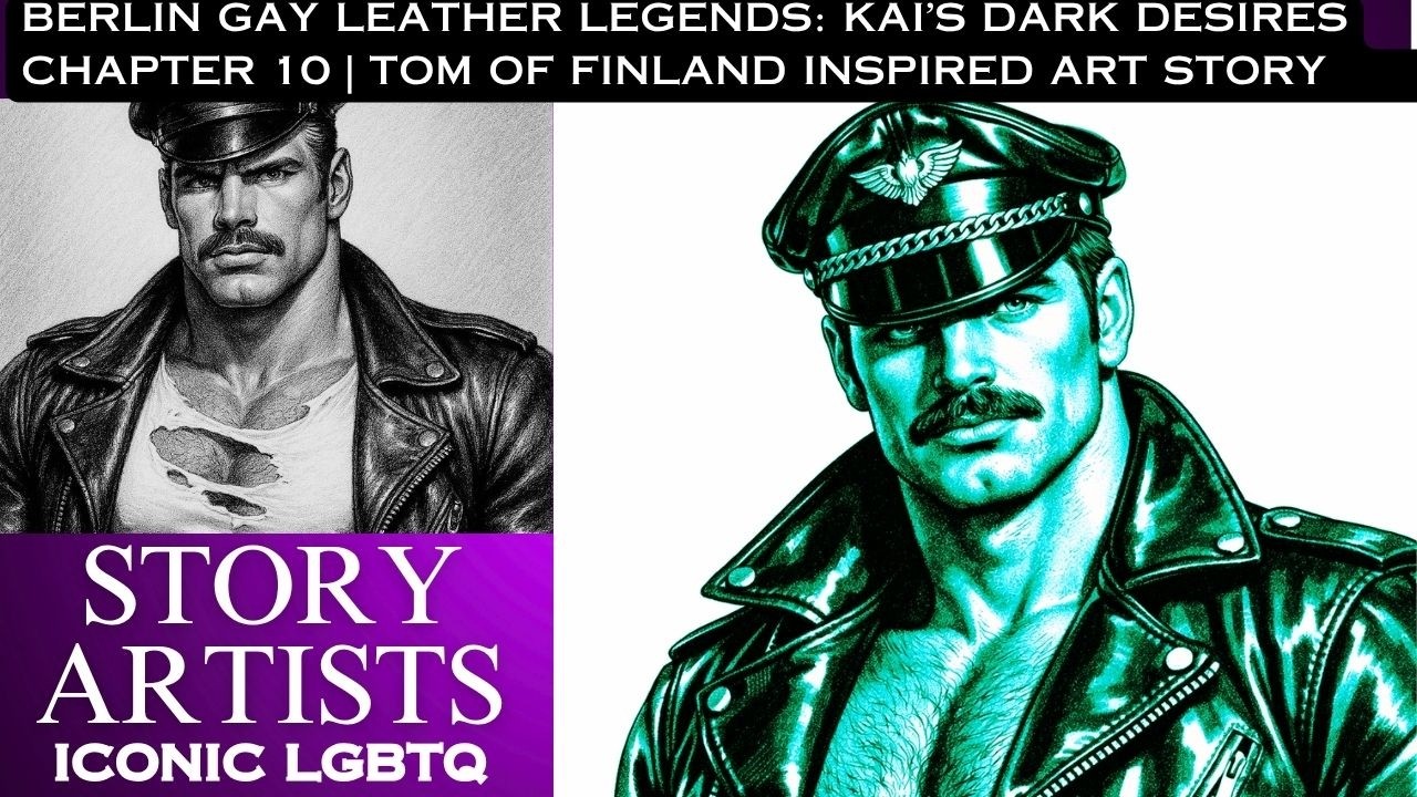 Berlin’s Hidden Leather Bar: Kai's Dark Desires | Gay Leather Story Inspired by Tom of Finland Art