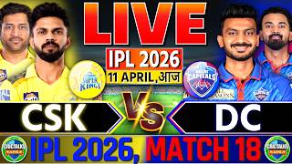 🔴 CSK vs DC, Live Match Today, IPL 2026, Chennai vs Delhi, Live Cricket Score & Commentary screenshot 5